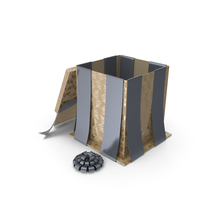 Christmas BOX Open Tapes Cream PNG & PSD Images