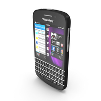 Blackberry Q10 Smartphone Black PNG & PSD Images