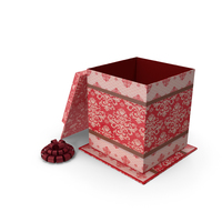 Christmas BOX Open Wool PNG & PSD Images