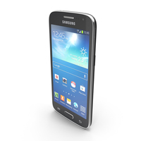 Samsung Galaxy Core LTE In Black And White PNG & PSD Images