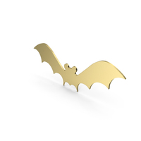 Bat Figure Gold PNG & PSD Images