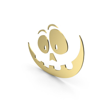 Pumpkin Figure Cartoony Gold PNG & PSD Images