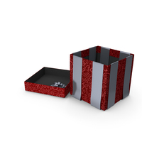 Christmas Box Open Tapes PNG & PSD Images