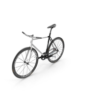固定齿轮自行车 - 城市自行车PNG和PSD图像
