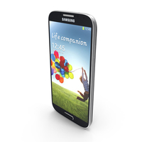 Samsung Galaxy S4 Blue PNG & PSD Images