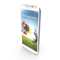 Samsung Galaxy S 4 White And Blue PNG & PSD Images