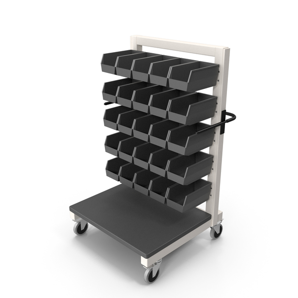 Height Adjustable Mobile Cart PNG & PSD Images