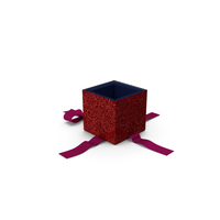 Christmas Box Open Ribbon PNG & PSD Images