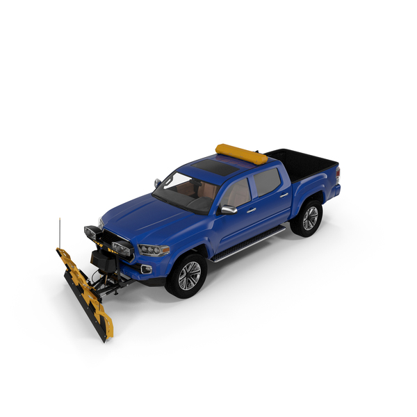 Pickup with SnowPlow PNG & PSD Images