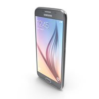 Samsung Galaxy S6 Sapphire Black PNG & PSD Images