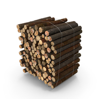 Pile of Small Wood Logs PNG & PSD Images
