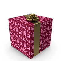Christmas Box Tape Deer PNG & PSD Images