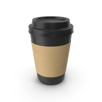 Paper Coffe Cup Black PNG & PSD Images