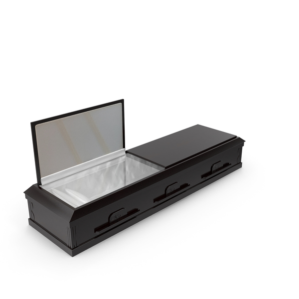Dark Wood Coffin PNG & PSD Images