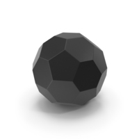 Hexagon Ball Black PNG & PSD Images