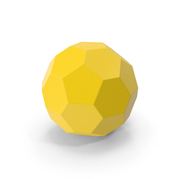 Hexagon Ball Yellow PNG & PSD Images