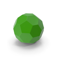 Hexagon Ball Green PNG & PSD Images