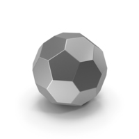 Hexagon Ball Silver PNG & PSD Images