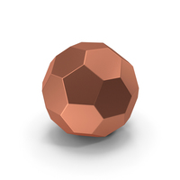 Hexagon Ball Bronze PNG & PSD Images