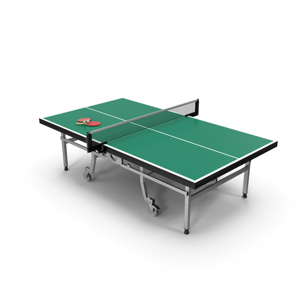 Ping Pong Table with Paddle Generic PNG & PSD Images