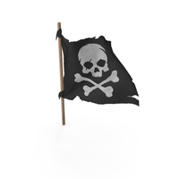 Pirate Skull and Bones Flag PNG & PSD Images