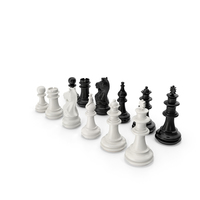Plastic Chess Figures PNG & PSD Images