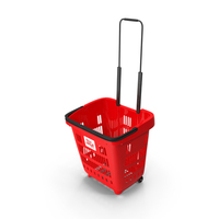 Plastic Roll Shopping Basket PNG & PSD Images
