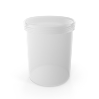 Plastic Round Box with Cap PNG & PSD Images