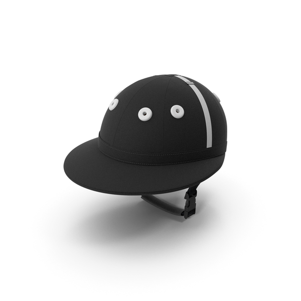 Polo Helmet Black Fabric PNG & PSD Images