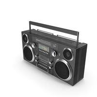 Portable Cassette Boombox PNG & PSD Images