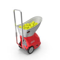 Portable Tennis Ball Machine with Balls PNG & PSD Images