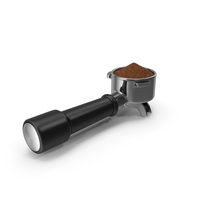 Portafilter with Ground Coffee PNG & PSD Images