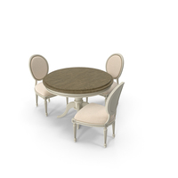 Dining Table Set 3 Persons PNG & PSD Images