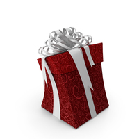 Christmas BOX Toon Ribbon2 PNG & PSD Images