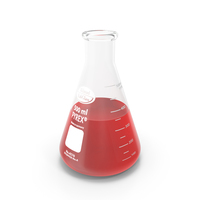 Glass Erlenmeyer Flask (500 mL) PNG & PSD Images