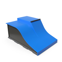 SkateBoard Ramp Blue PNG & PSD Images