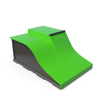 Skateboard Ramps Green PNG & PSD Images
