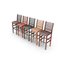 Wooden Bar Stools PNG & PSD Images