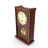 Wooden Wall Clock PNG & PSD Images