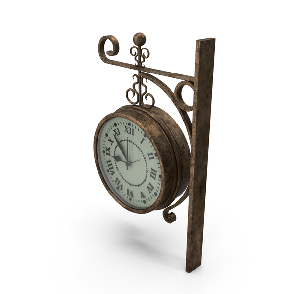 Analog Railway Clock PNG & PSD Images Analog Railway Clock PNG & PSD Images