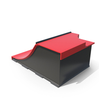 Skateboard Ramps Red PNG & PSD Images
