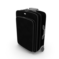 Travel Baggage Suitcase Black PNG & PSD Images