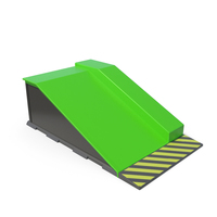 Skate Board Ramps Green Part PNG & PSD Images