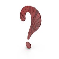 Question Mark Broken Red Glass PNG & PSD Images