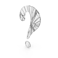 Question Mark Broken Glass PNG & PSD Images