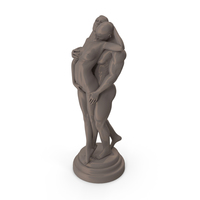 Man & Woman Statue PNG & PSD Images