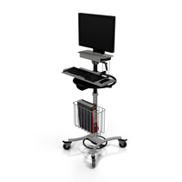 Medical All-In-One Computer Stand PNG & PSD Images