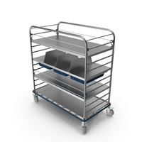 Medical Large Distribution Cart PNG & PSD Images