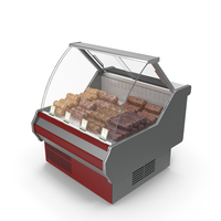 Refrigerated Showcase with Aspic PNG & PSD Images