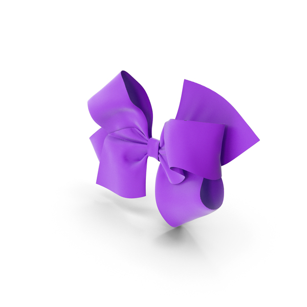 Purple Hair Bow PNG & PSD Images